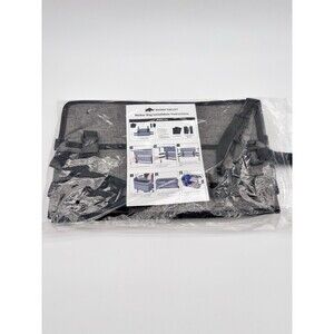 Rhino Valley Walker Bag Gray Folding Walker Basket w/ Cup Holder NEW